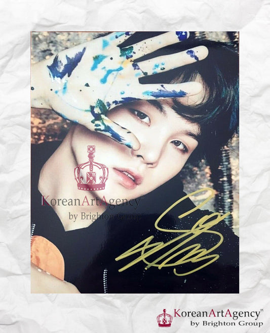 BTS Suga Autograph