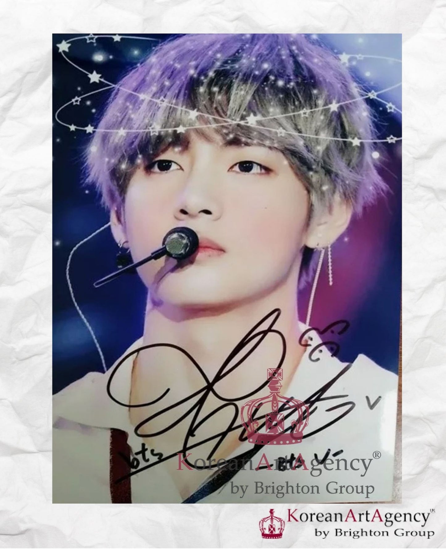 BTS V Kim Tae-hyung Autograph