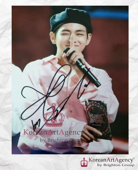 BTS V Kim Tae-hyung Autograph