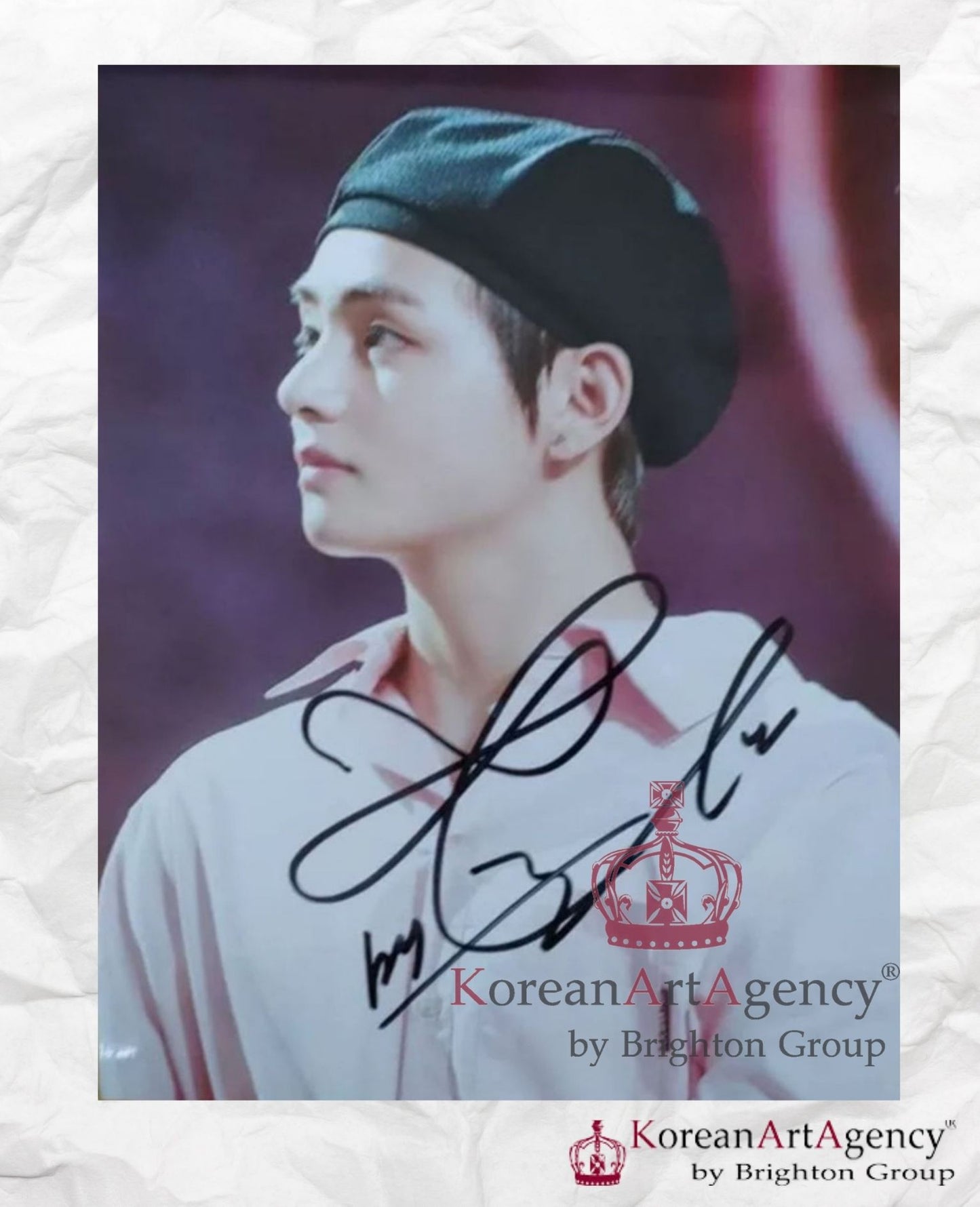 BTS V Kim Tae-hyung Autograph