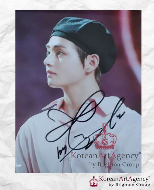 BTS V Kim Tae-hyung Autograph