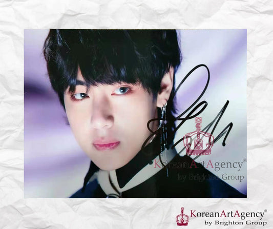 BTS V Kim Tae-hyung Autograph