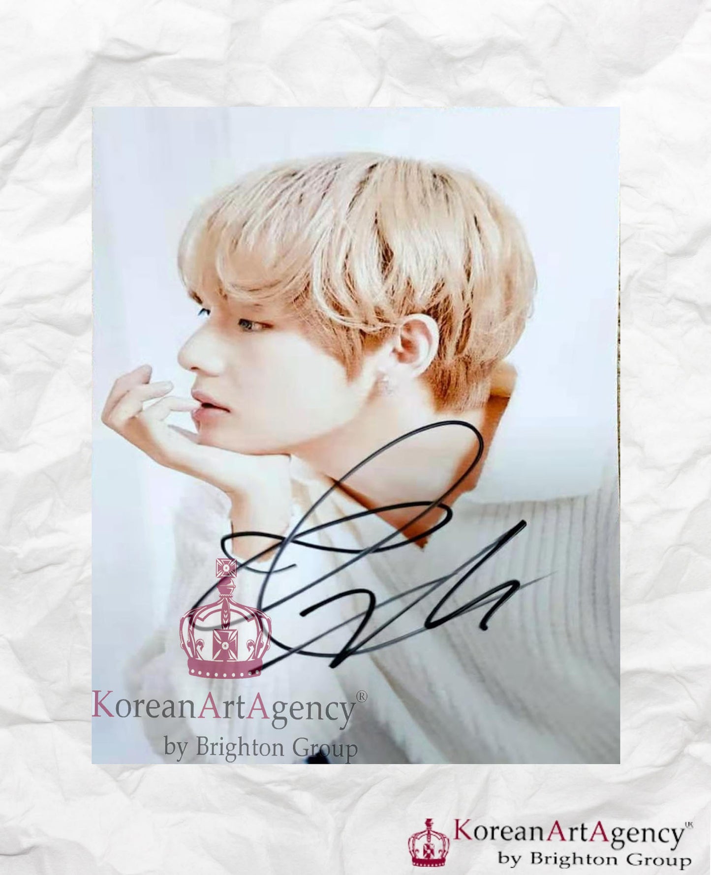 BTS V Kim Tae-hyung Autograph