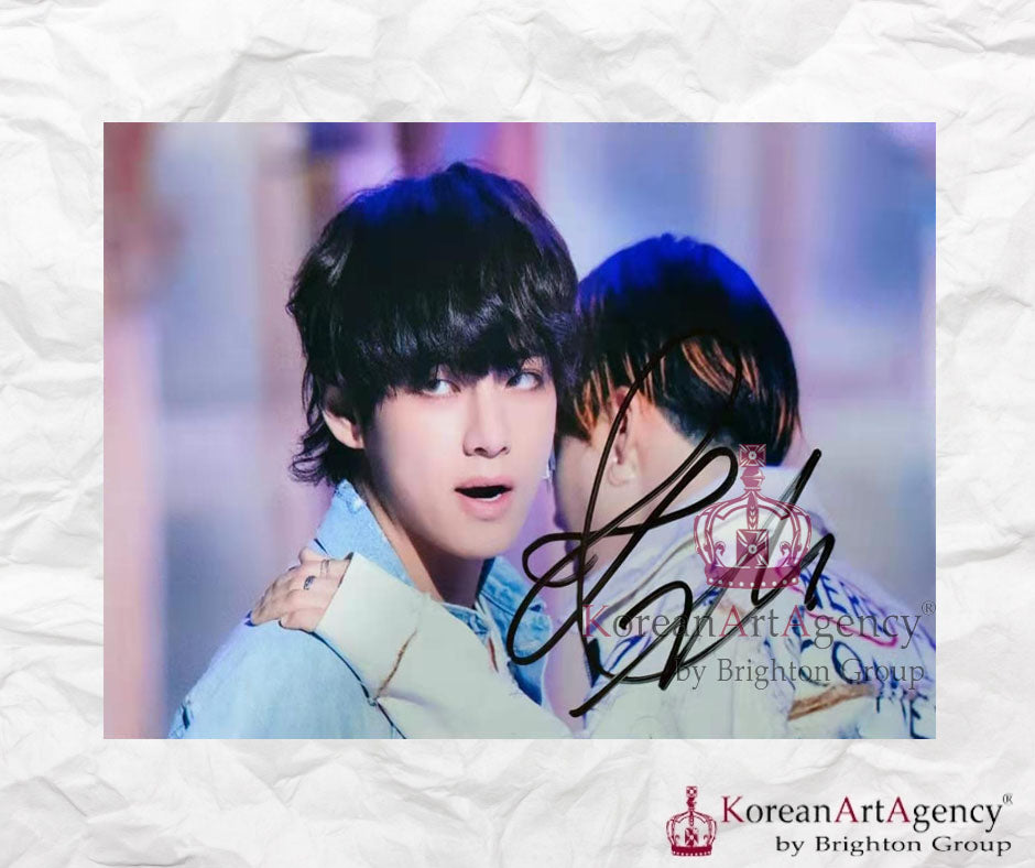 BTS V Kim Tae-hyung Autograph