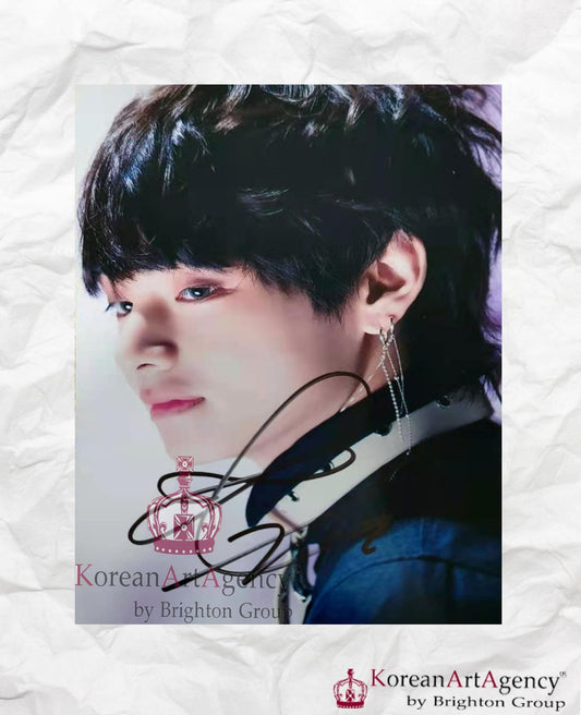 BTS V Kim Tae-hyung Autograph