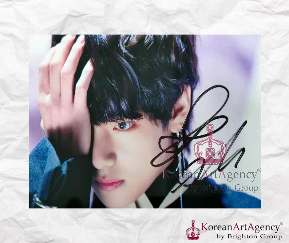 BTS V Kim Tae-hyung Autograph