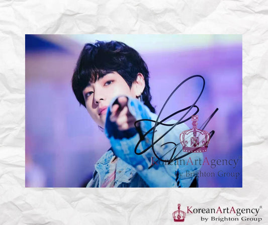 BTS V Kim Tae-hyung Autograph