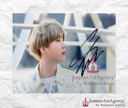 BTS Suga Autograph