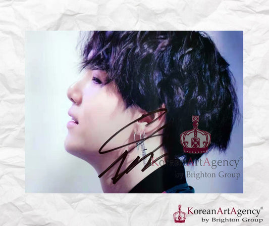 BTS Suga Autograph