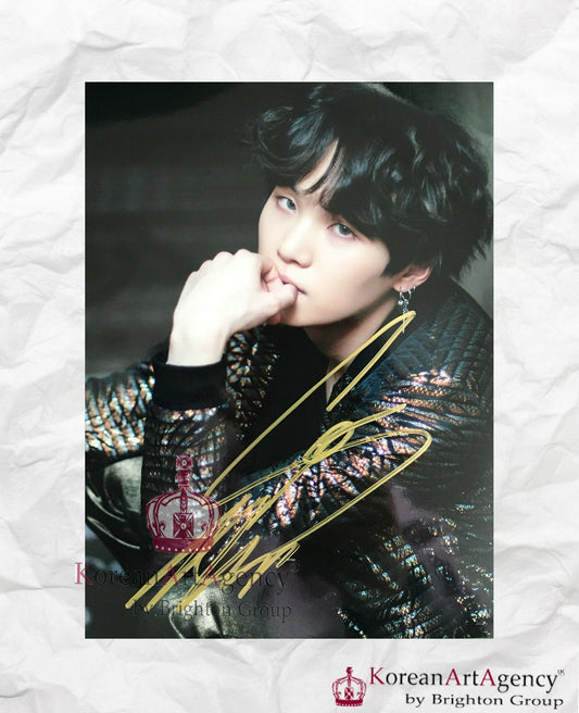 BTS Suga Autograph