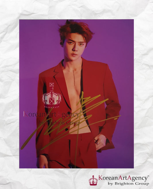 EXO Sehun Autograph