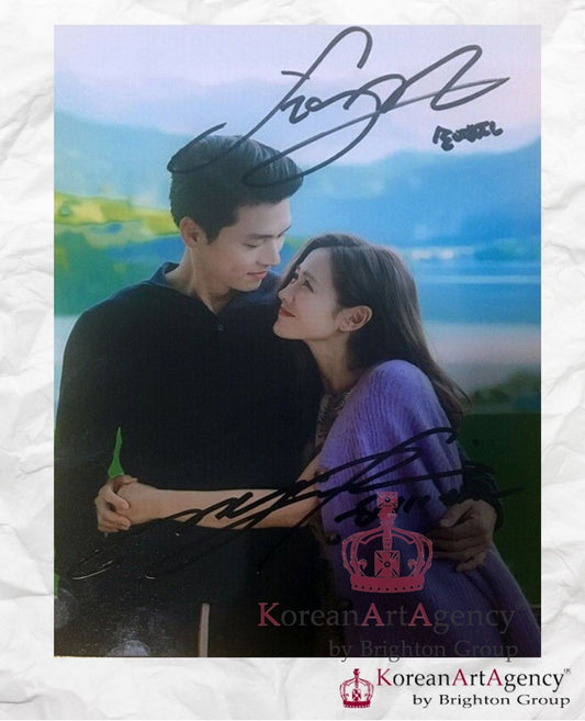 Crash Landing on You Hyun Bin and Son Ye-jin Autograph