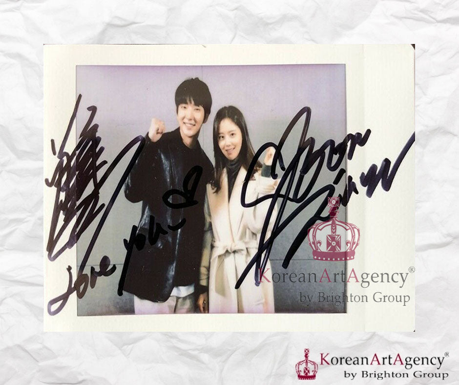 Flower of Evil Lee Joon gi Moon Chae Won INSTAX POLAROID FOTO Autograph