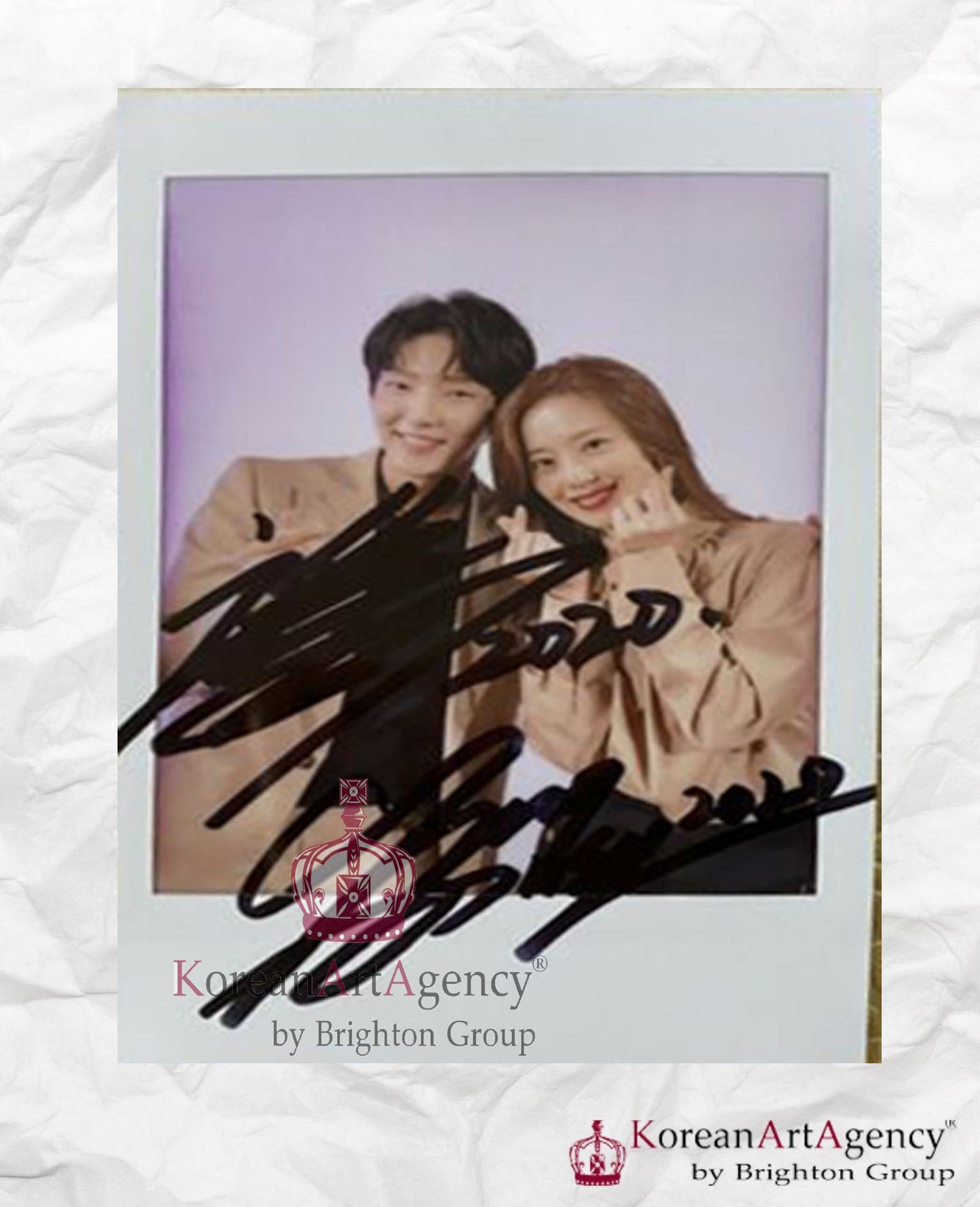 Flower of Evil Lee Joon Gi Moon Chae Won INSTAX POLAROID FOTO Autograph