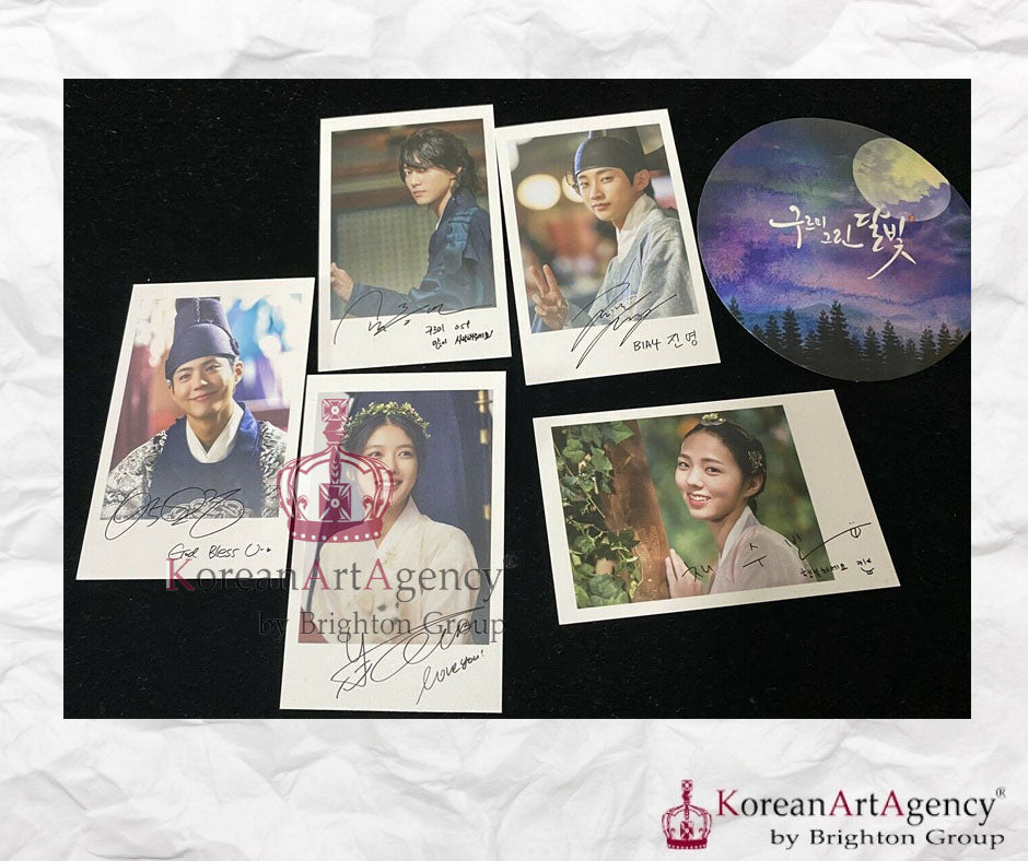 Love in the Moonlight OST Limited edition Autographed 2CD Park Bo Gum Kim You Jung