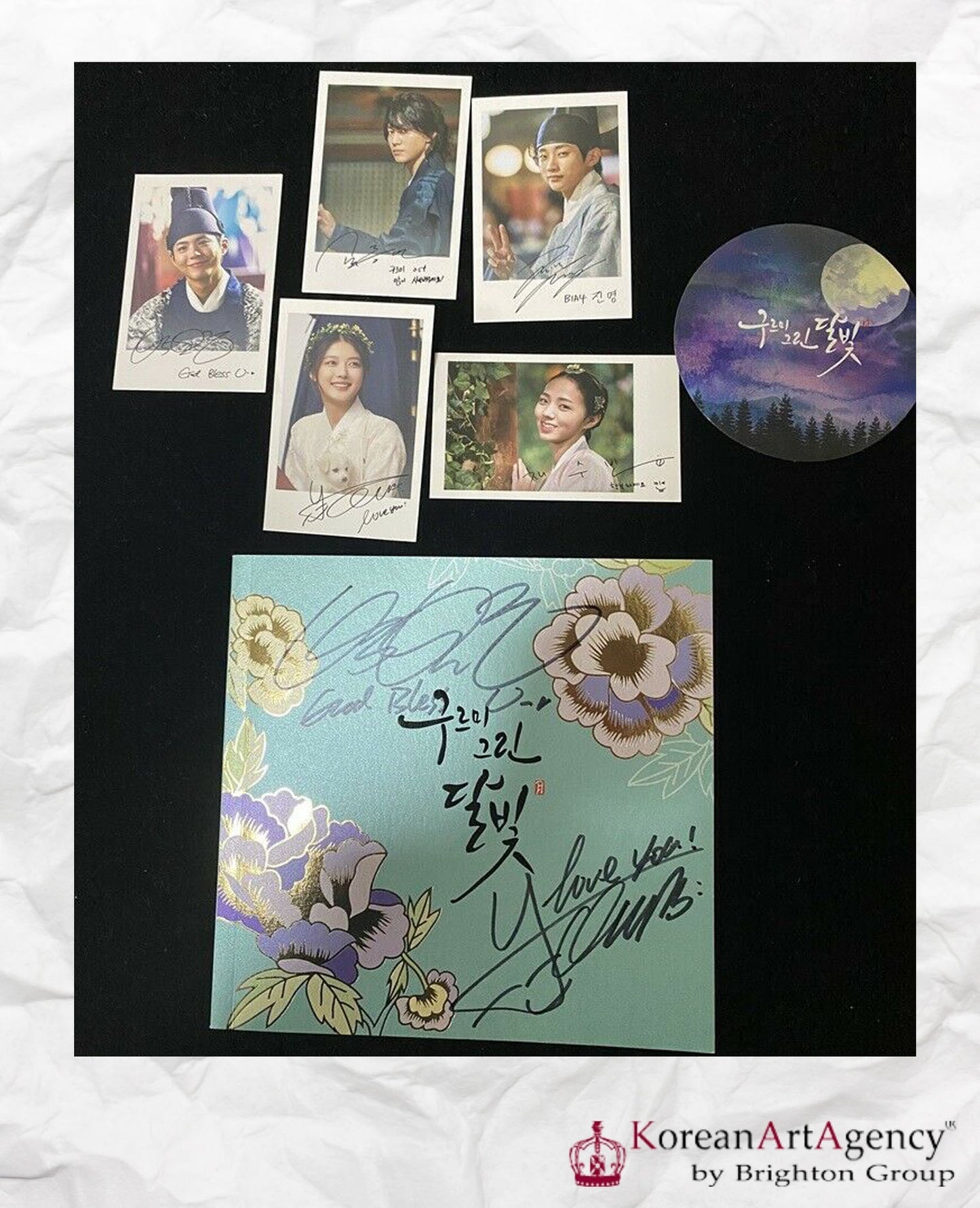 Love in the Moonlight OST Limited edition Autographed 2CD Park Bo Gum Kim You Jung