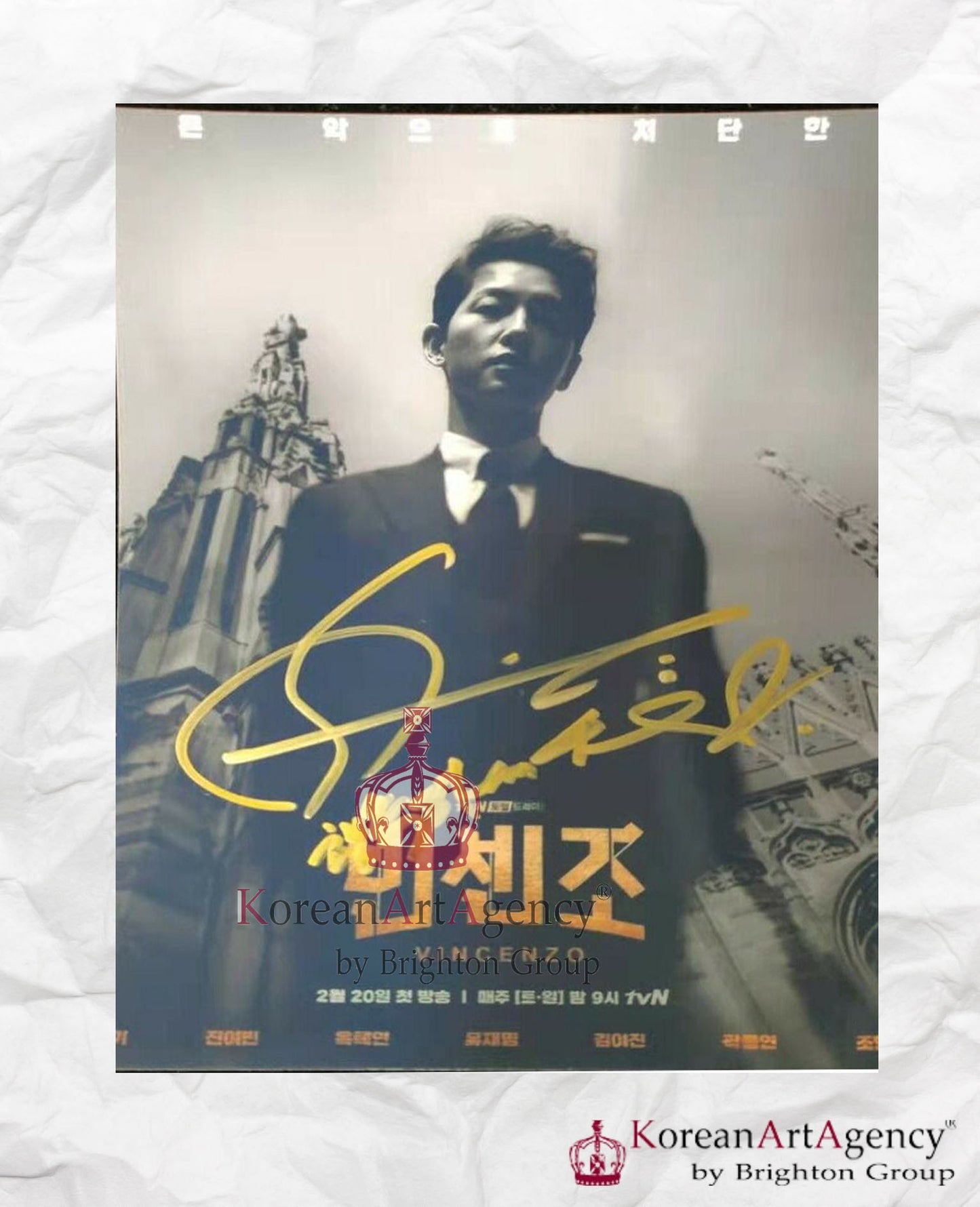 Vicenzo Song Joong Ki Autograph