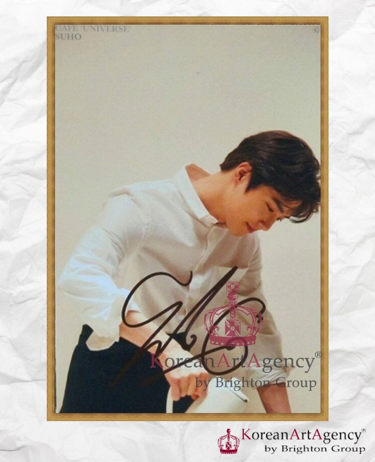 EXO 8Pcs Individual Autograph SET Sehun Chanyeol Baekhyun Xiumin Chen Kai D.O Suho