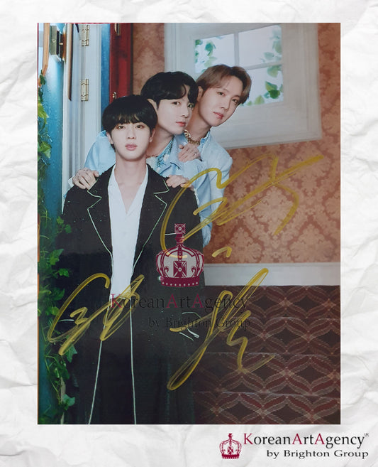 BTS Jin JHope Jungkook Autograph