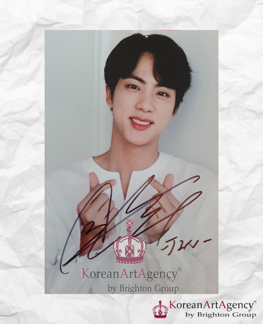 BTS Jin Autograph