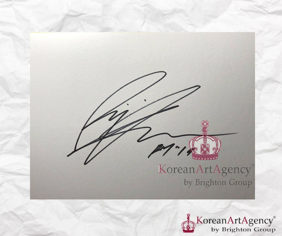 BTS RM Shikishi Art Board Autograph 212x182mm