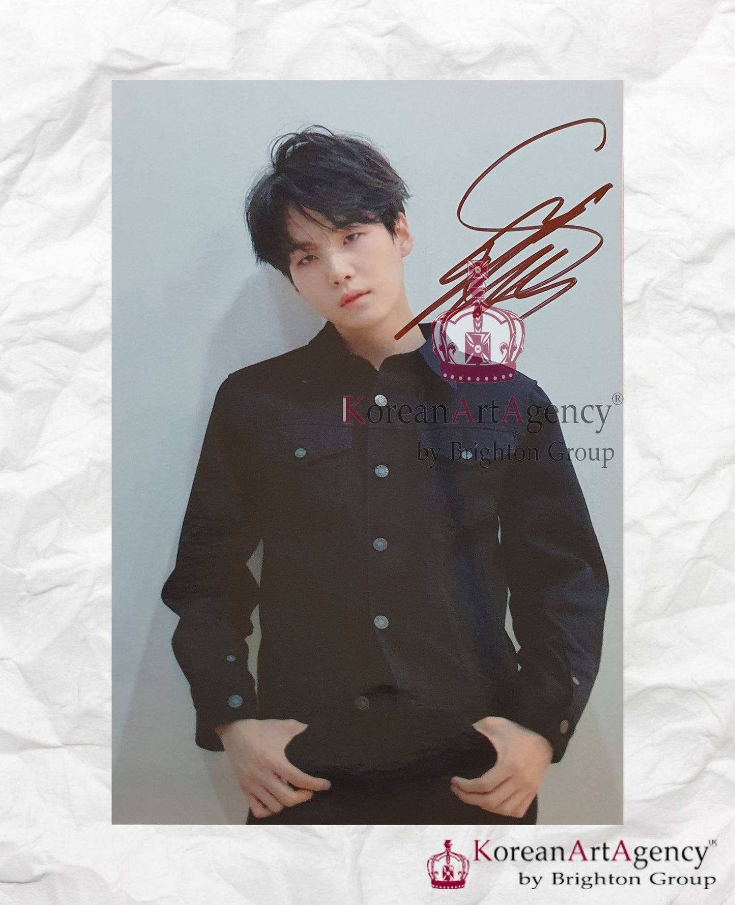 BTS Suga Autograph