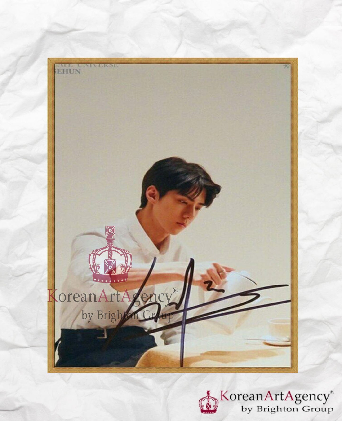 EXO 8Pcs Individual Autograph SET Sehun Chanyeol Baekhyun Xiumin Chen Kai D.O Suho