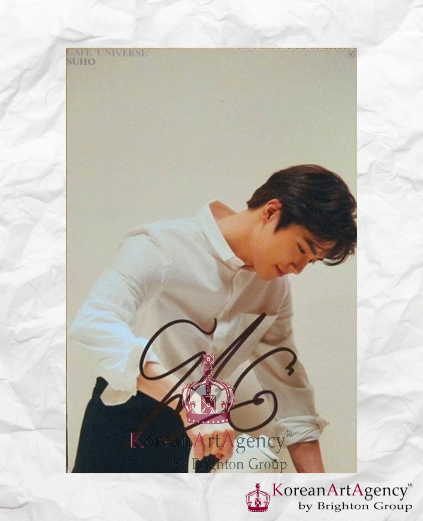 EXO 8Pcs Individual Autograph SET Sehun Chanyeol Baekhyun Xiumin Chen Kai D.O Suho