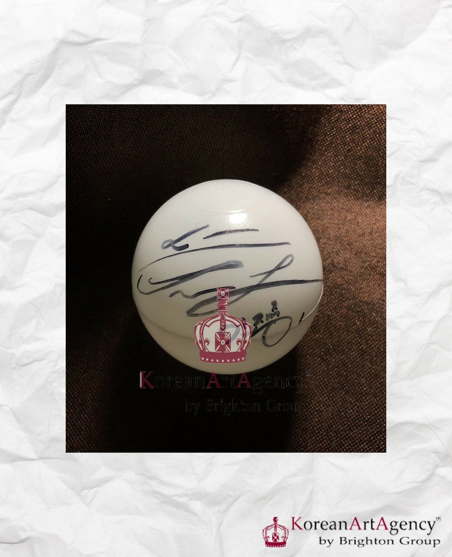 Kim Jae Joong Signed Ball Autograph