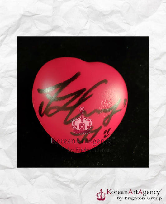 Kim Jae Joong Heart ball Signed Autograph