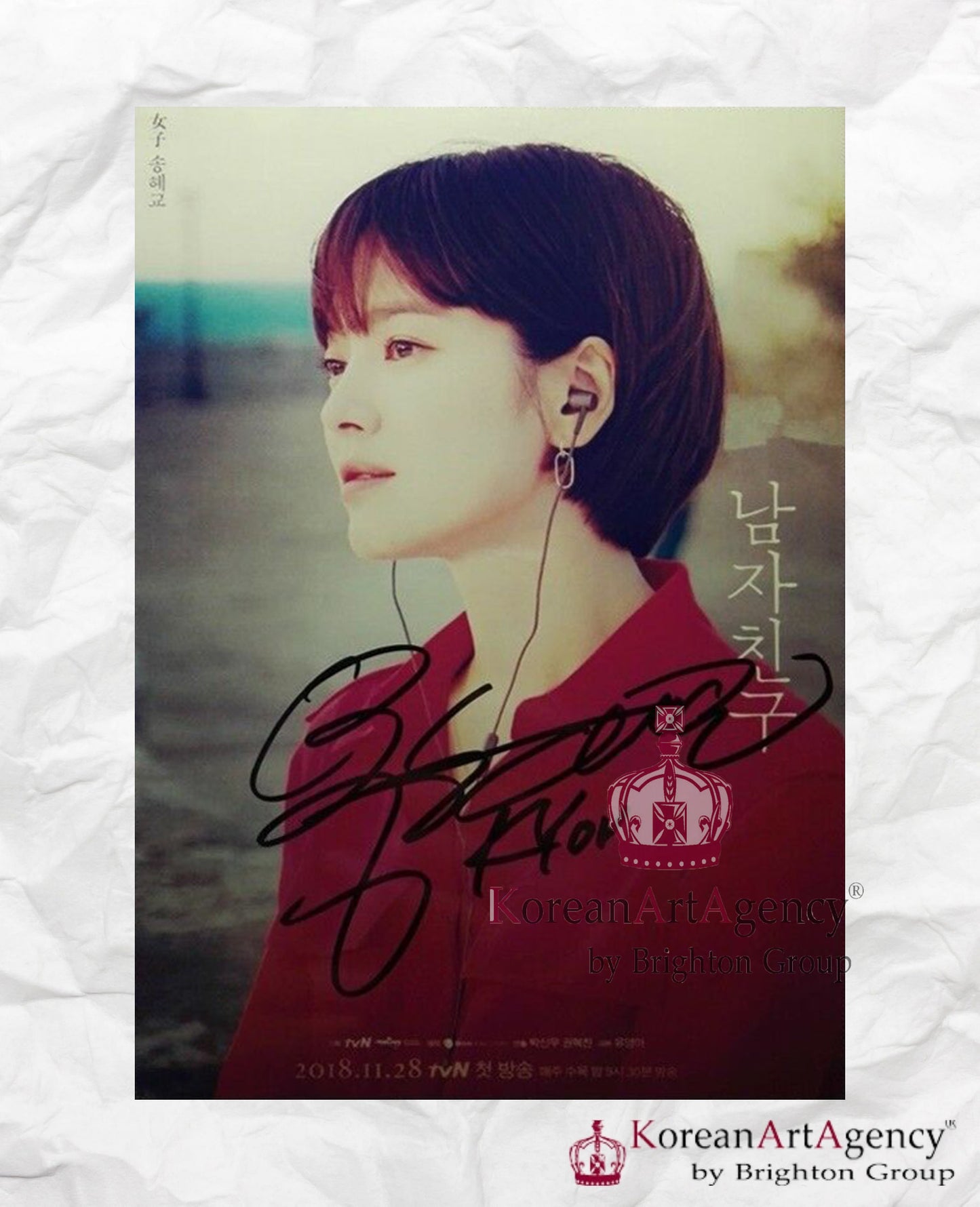 Encounter Song Hye Kyo Autograph with COA!!!