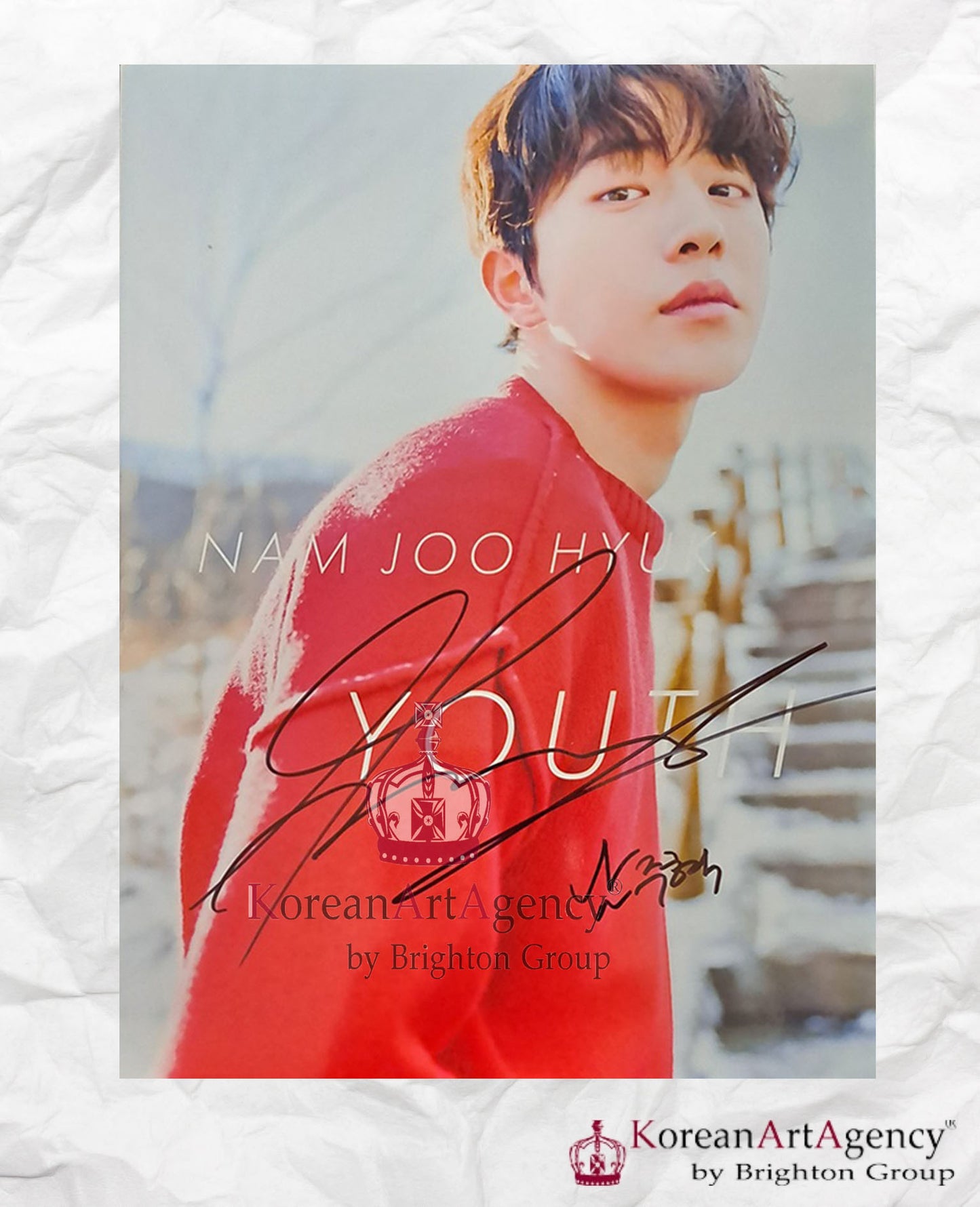 Nam Joo Hyuk Photo Book "YOUTH" Autographed