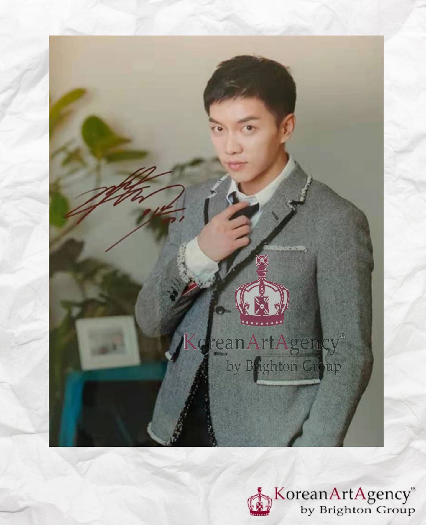 Lee Seung Gi  Autograph DINA4 Format