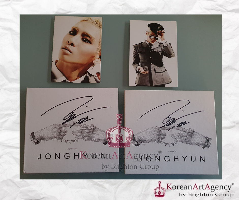 Jonghyun The Collection Story Op.1 Album Autographed