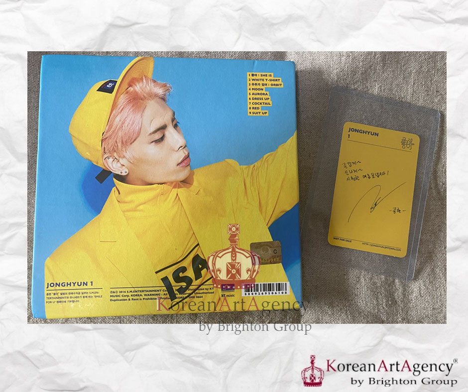 SHE IS Jonghyun Solo Album Autographed