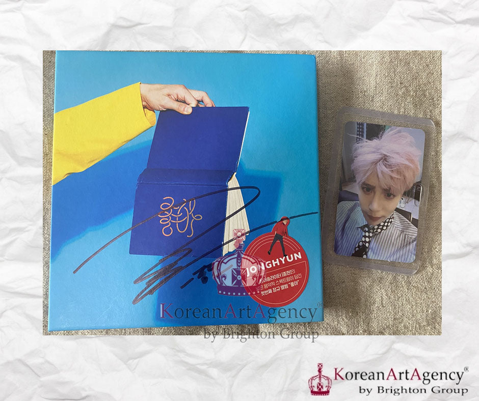 SHE IS Jonghyun Solo Album Autographed