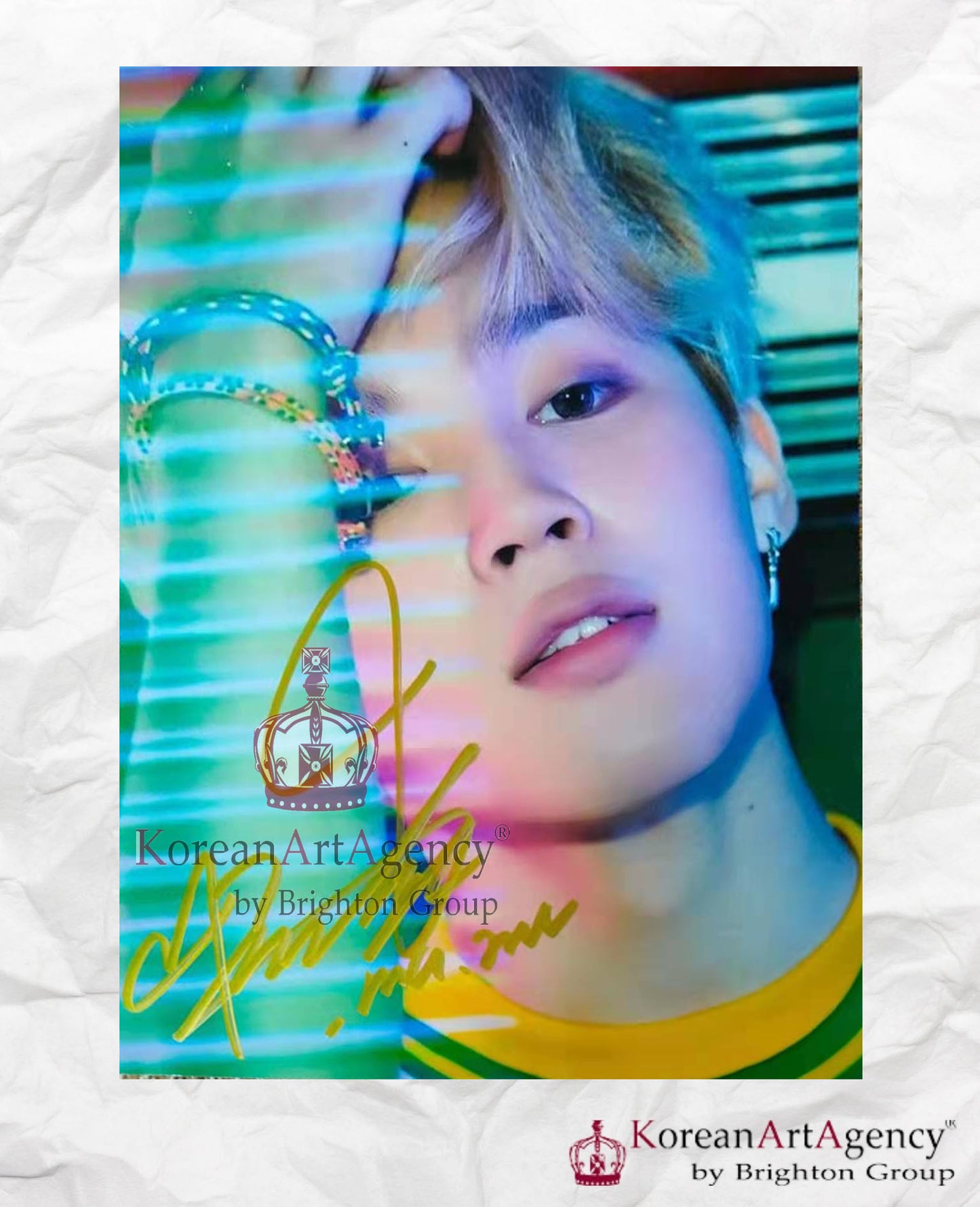 BTS Boy with Luv Jimin Autograph