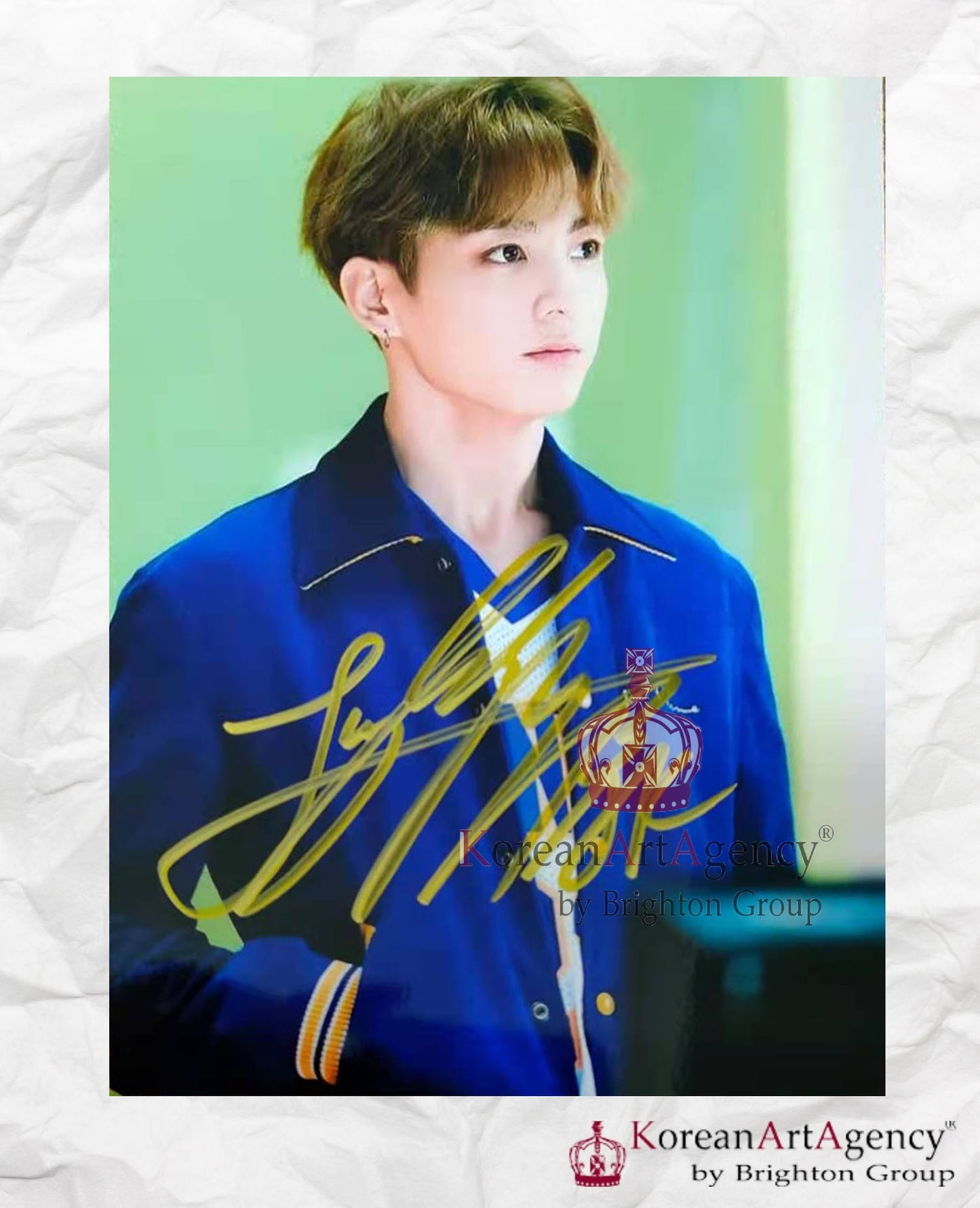 BTS Jungkook Boy with Luv Autograph