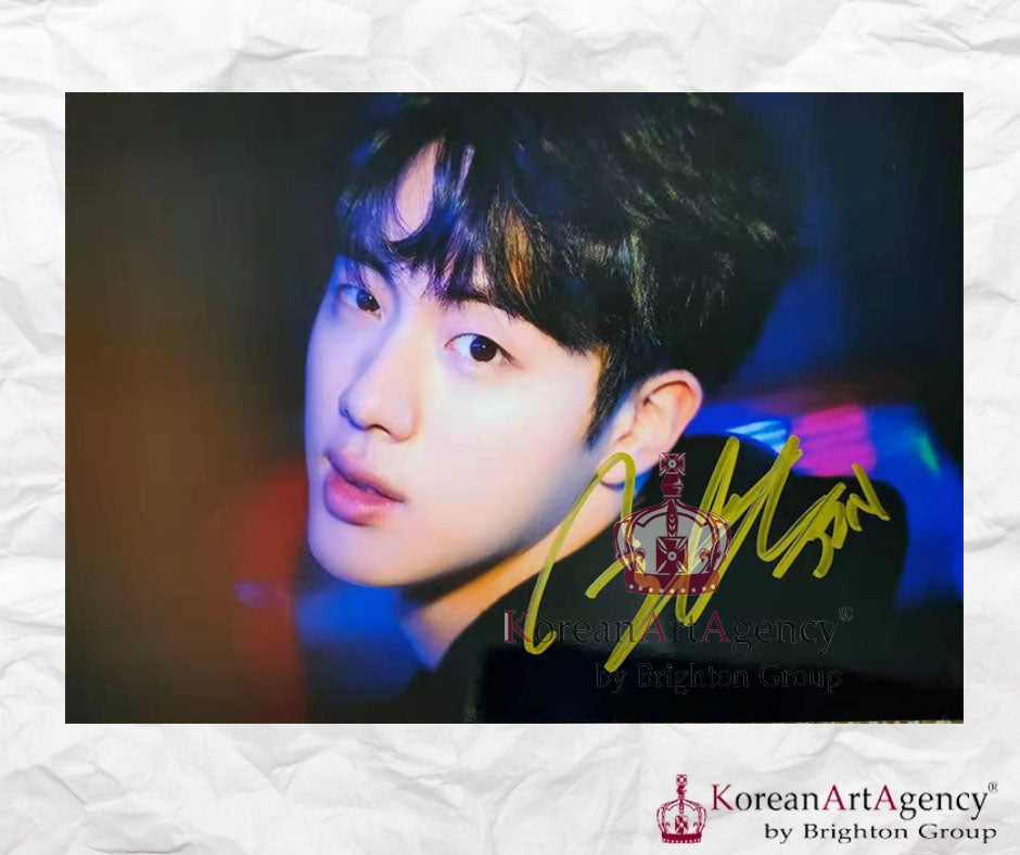 BTS Jin Boy with Luv Autograph