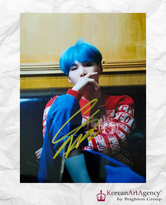 BTS Suga Boy with Luv Autograph