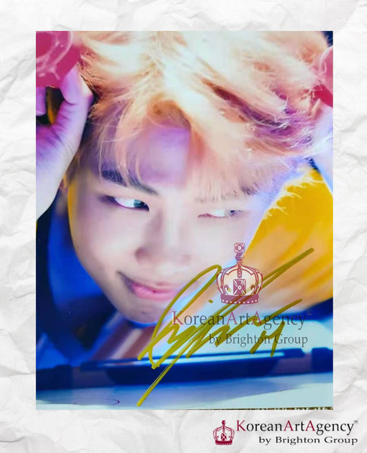 BTS RM Boy with Luv Autograph