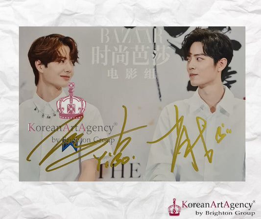 The Untamed Wang YIBO Xiao Zhan Autograph