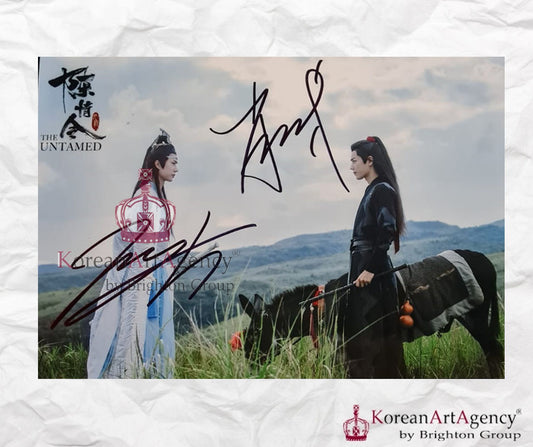 The Untamed Wang YIBO Xiao Zhan Autograph