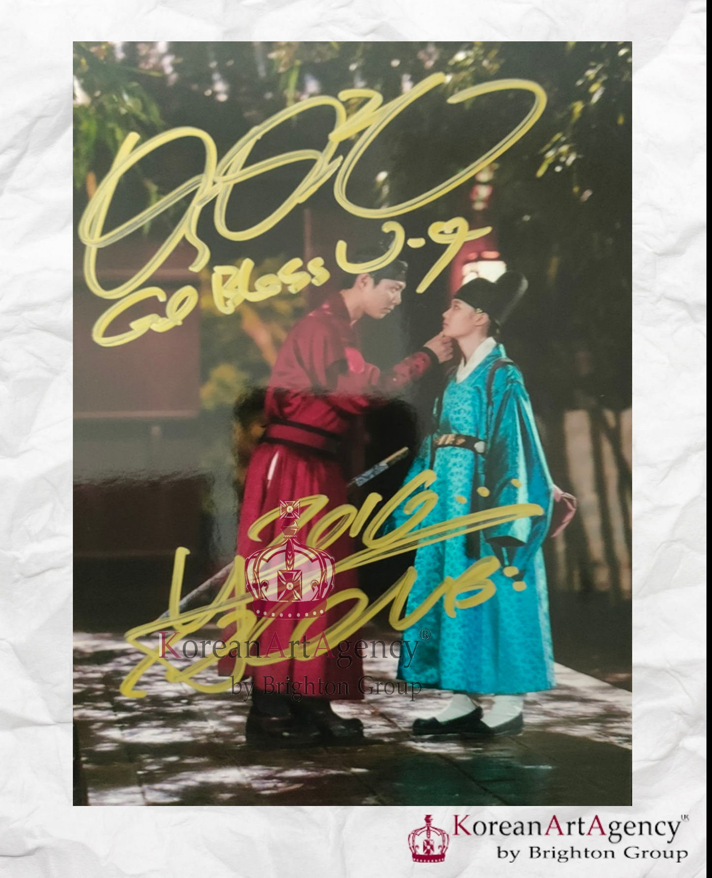 Park Bo Gum Kim So Hyun  Love in the Moonlight Autograph