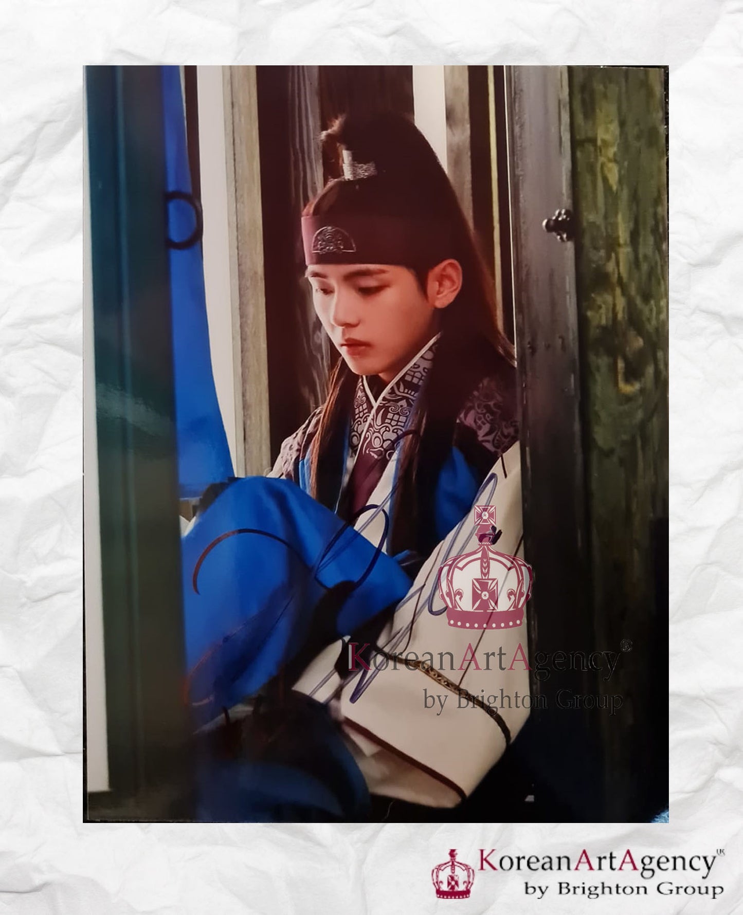 Hwarang The Poet Warrior Youth BTS V Kim Taehyung  Autograph