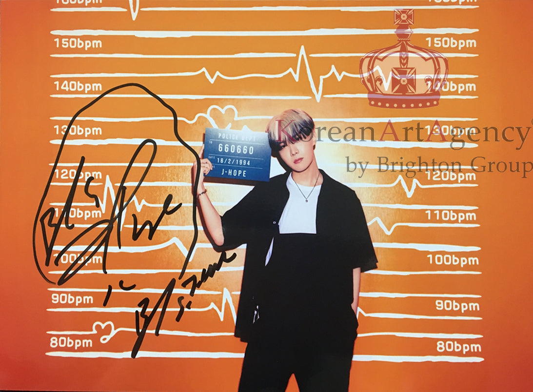 BTS Butter JHope Autograph