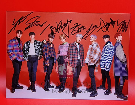 Ateez Hong Joong Seunghwa Yunho Yeosang San Mingi Woo Young Jong Ho Autograph