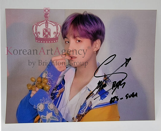 BTS Suga Autograph