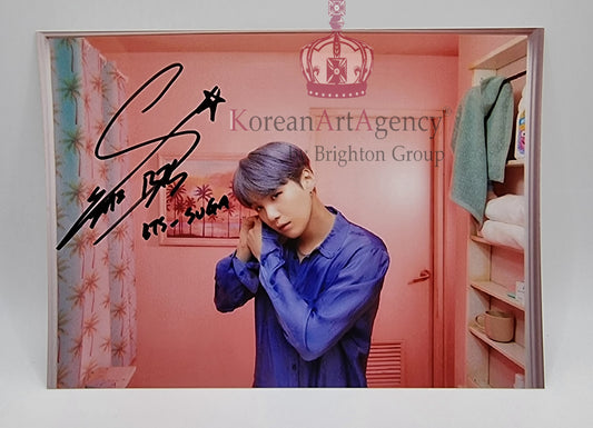 BTS Suga Autograph