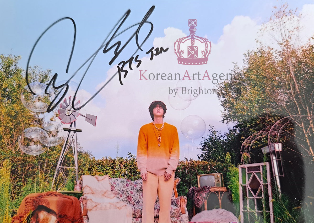 BTS Jin Autograph